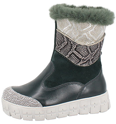 Полусапоги Лель веллингтон для девочки зеленый м 3-1250