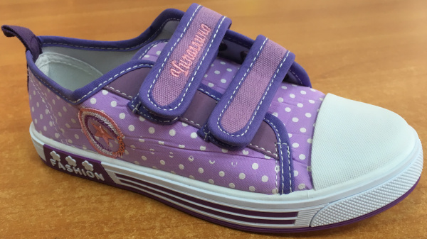Полуботинки М+Д полукеды для девочки Y44 PURPLE